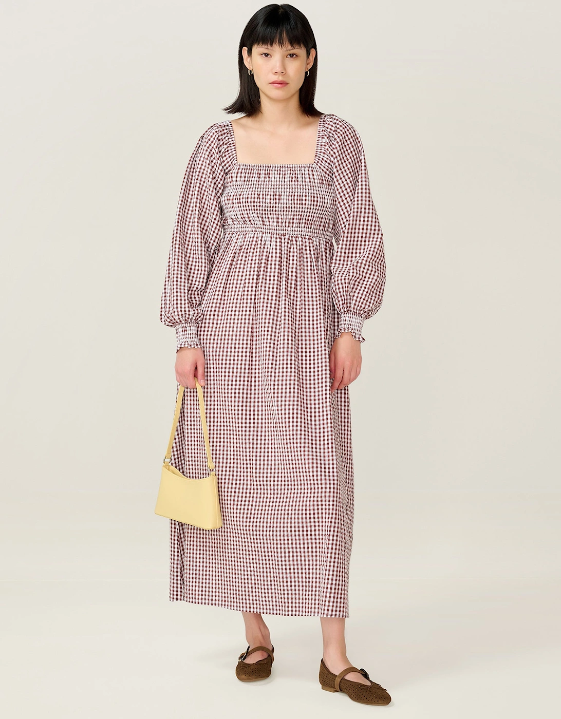 Amaryllis Dress in Chocolate