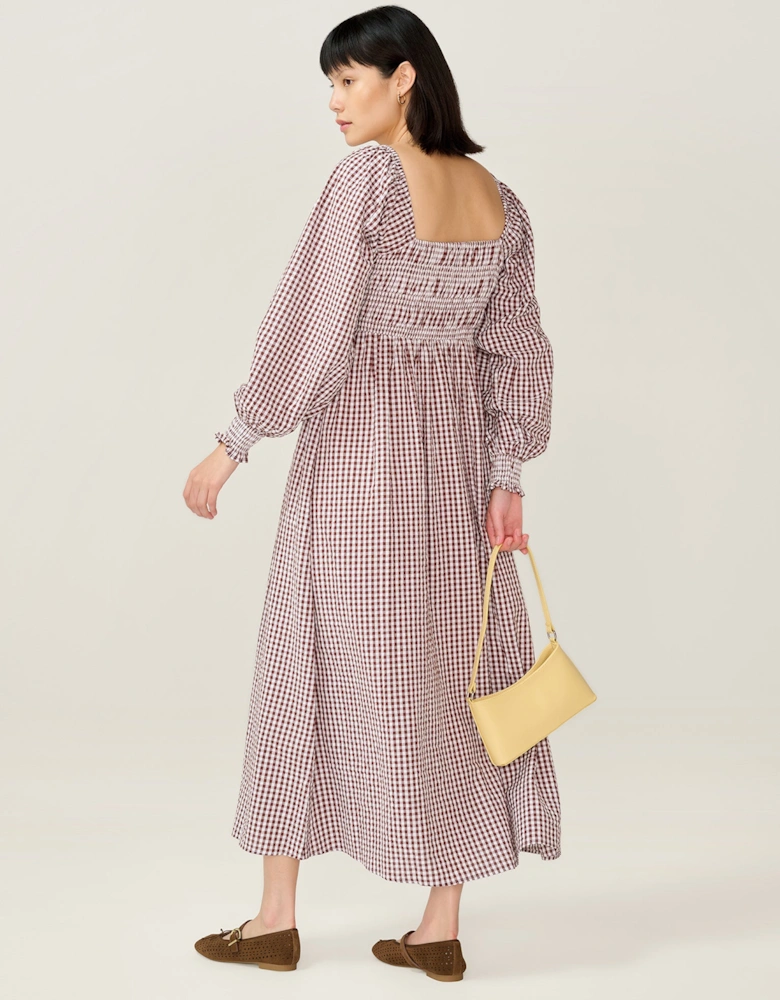 Amaryllis Dress in Chocolate