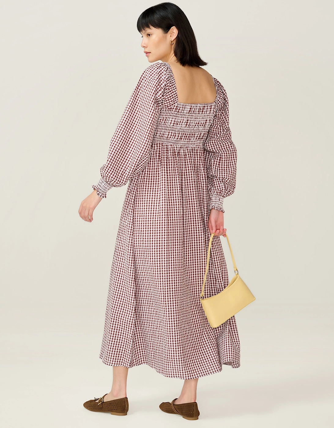 Amaryllis Dress in Chocolate