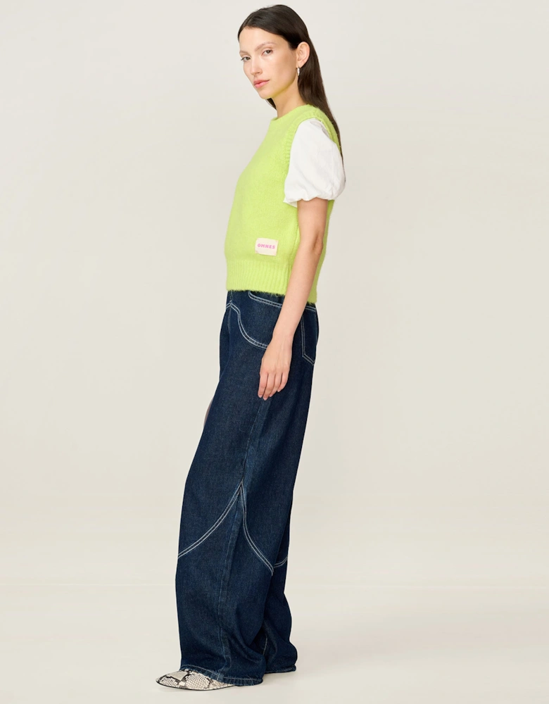 STUDIO Riri Vest in Lime