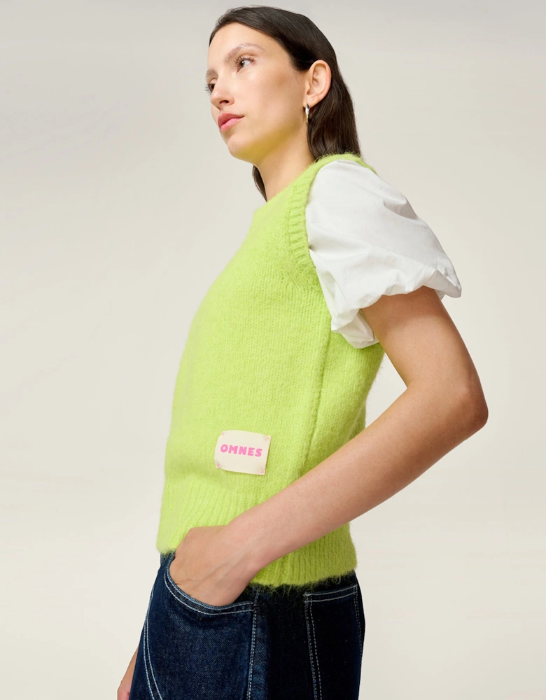 STUDIO Riri Vest in Lime