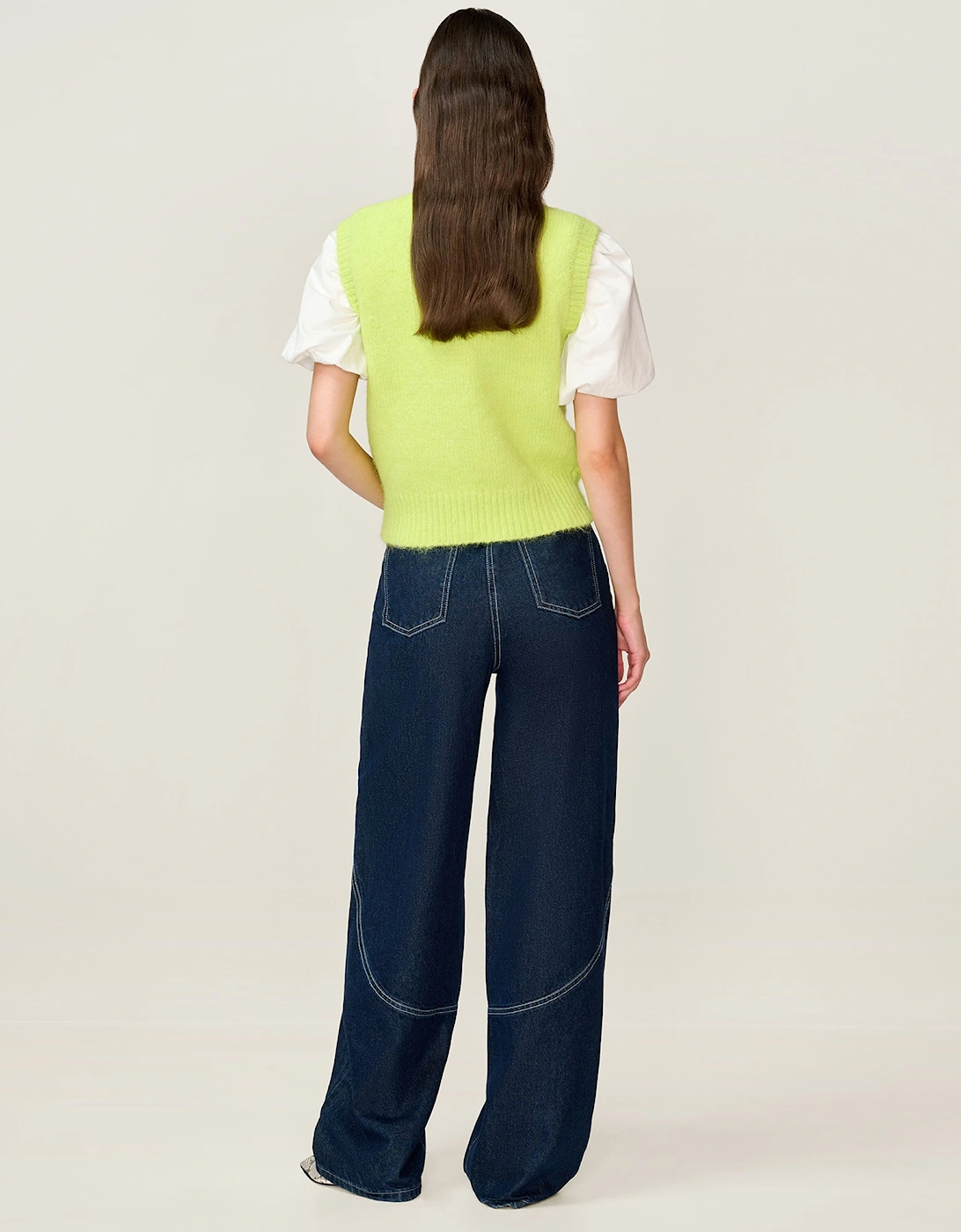 STUDIO Riri Vest in Lime
