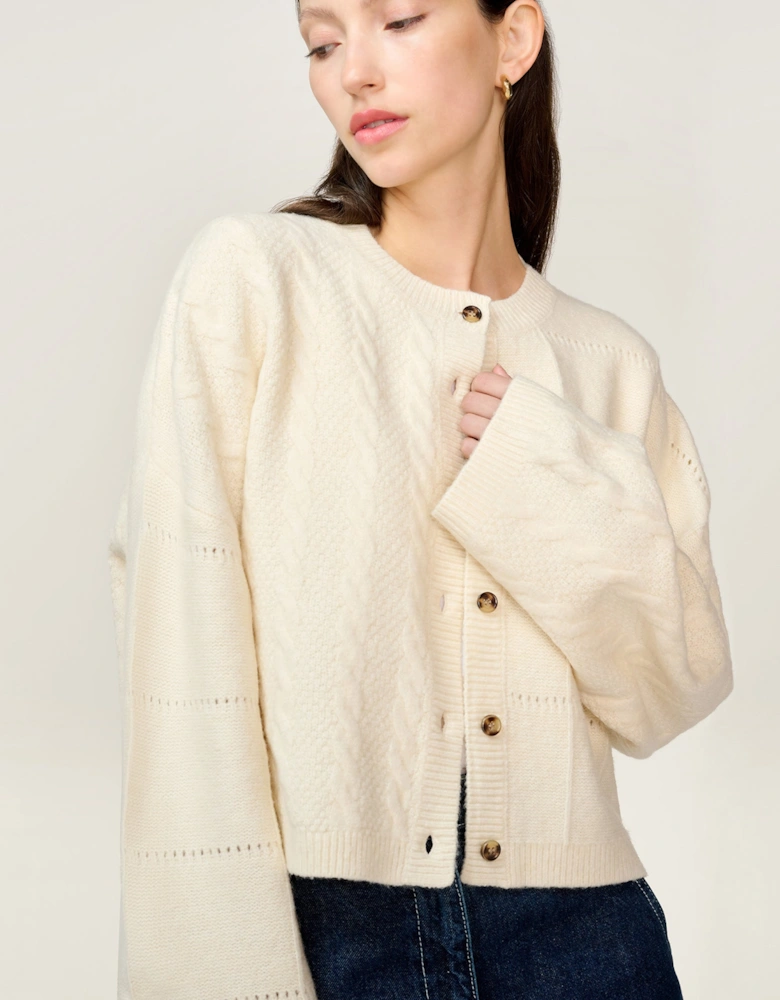 Lenni Cardigan in Cream
