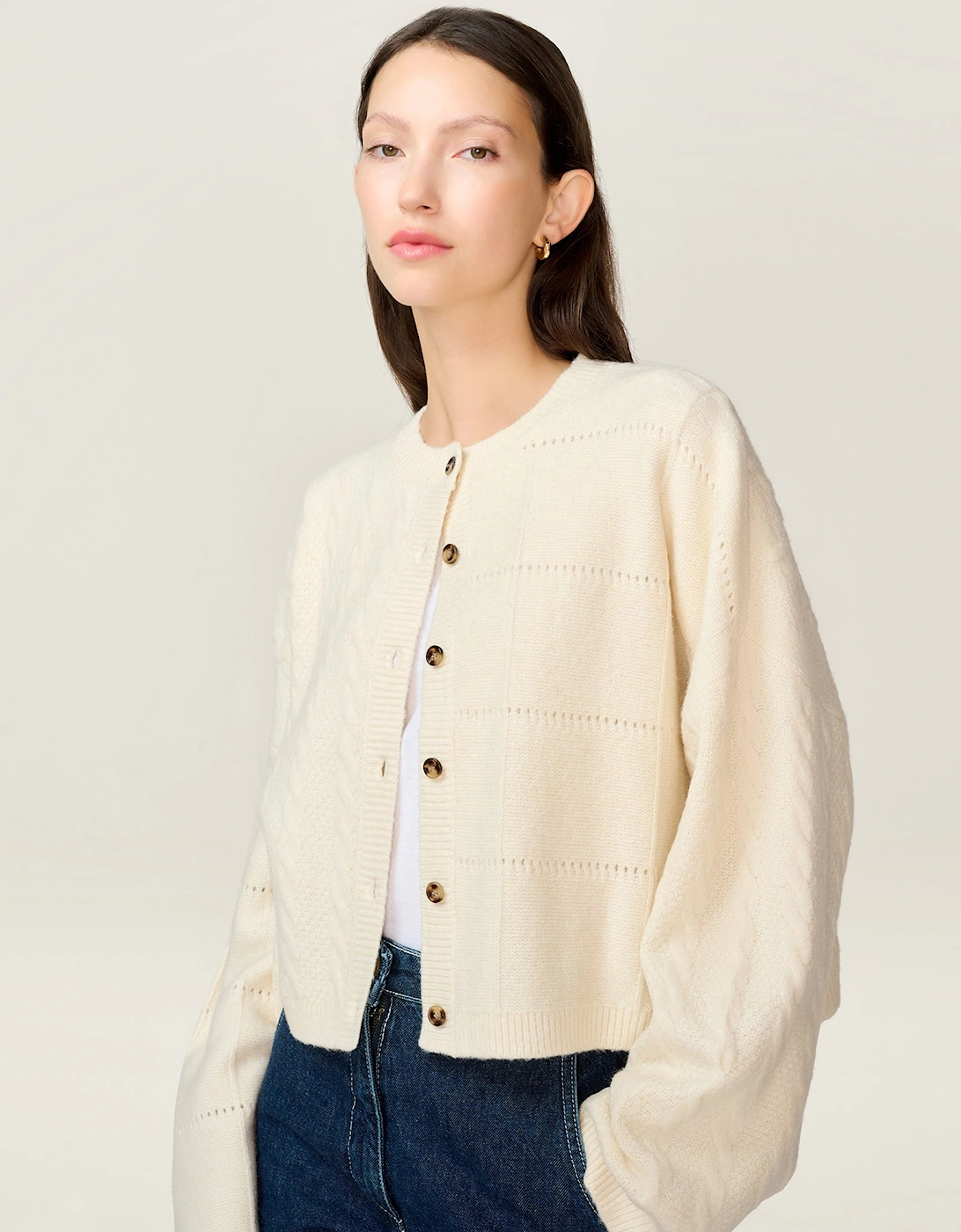 Lenni Cardigan in Cream