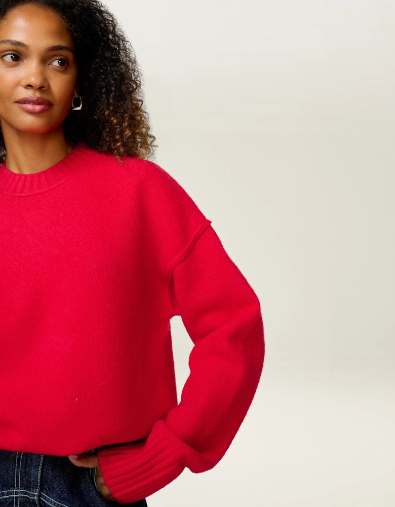 Clementine Jumper in Red