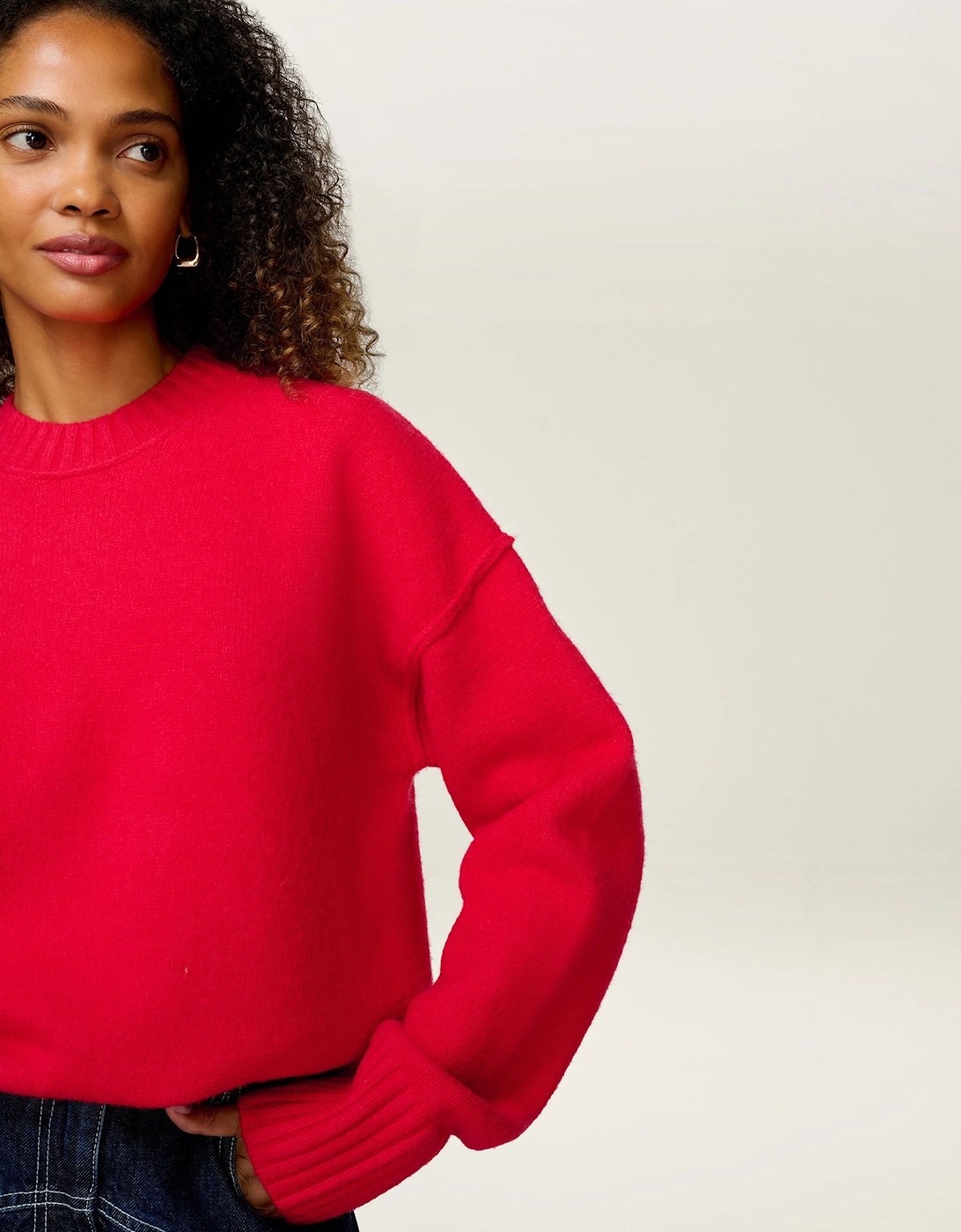 Clementine Jumper in Red