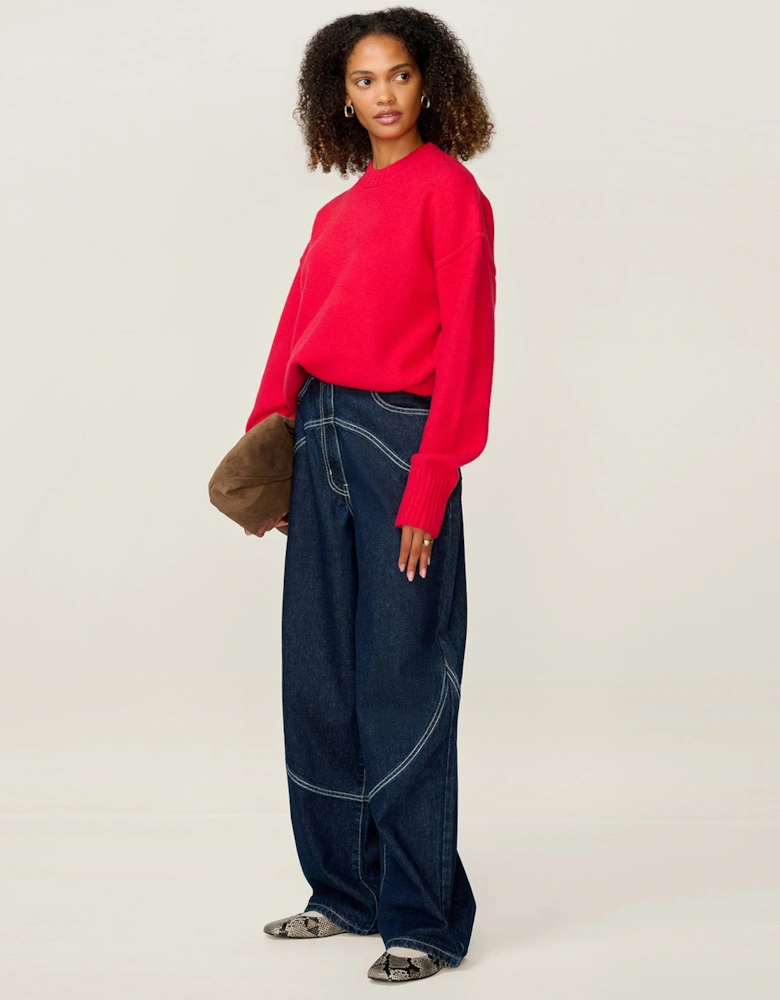 Clementine Jumper in Red