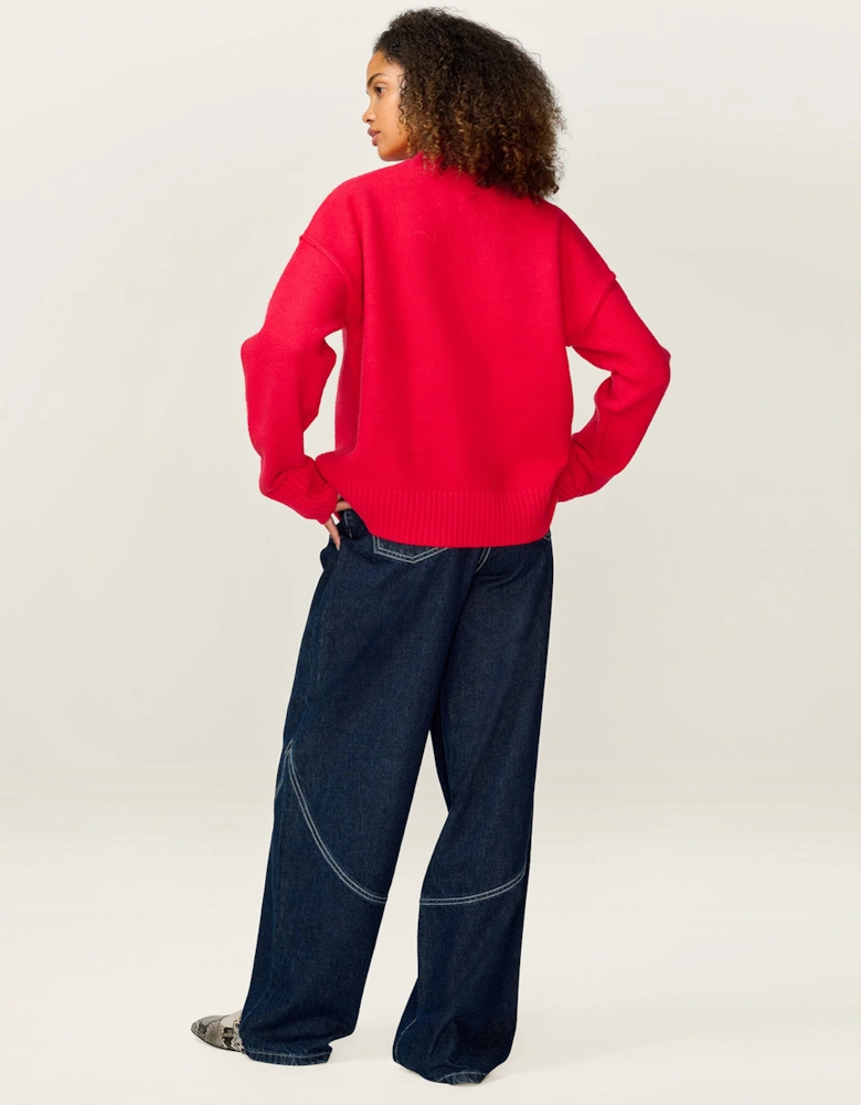 Clementine Jumper in Red
