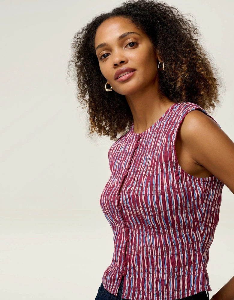 Alana Top in Stripe