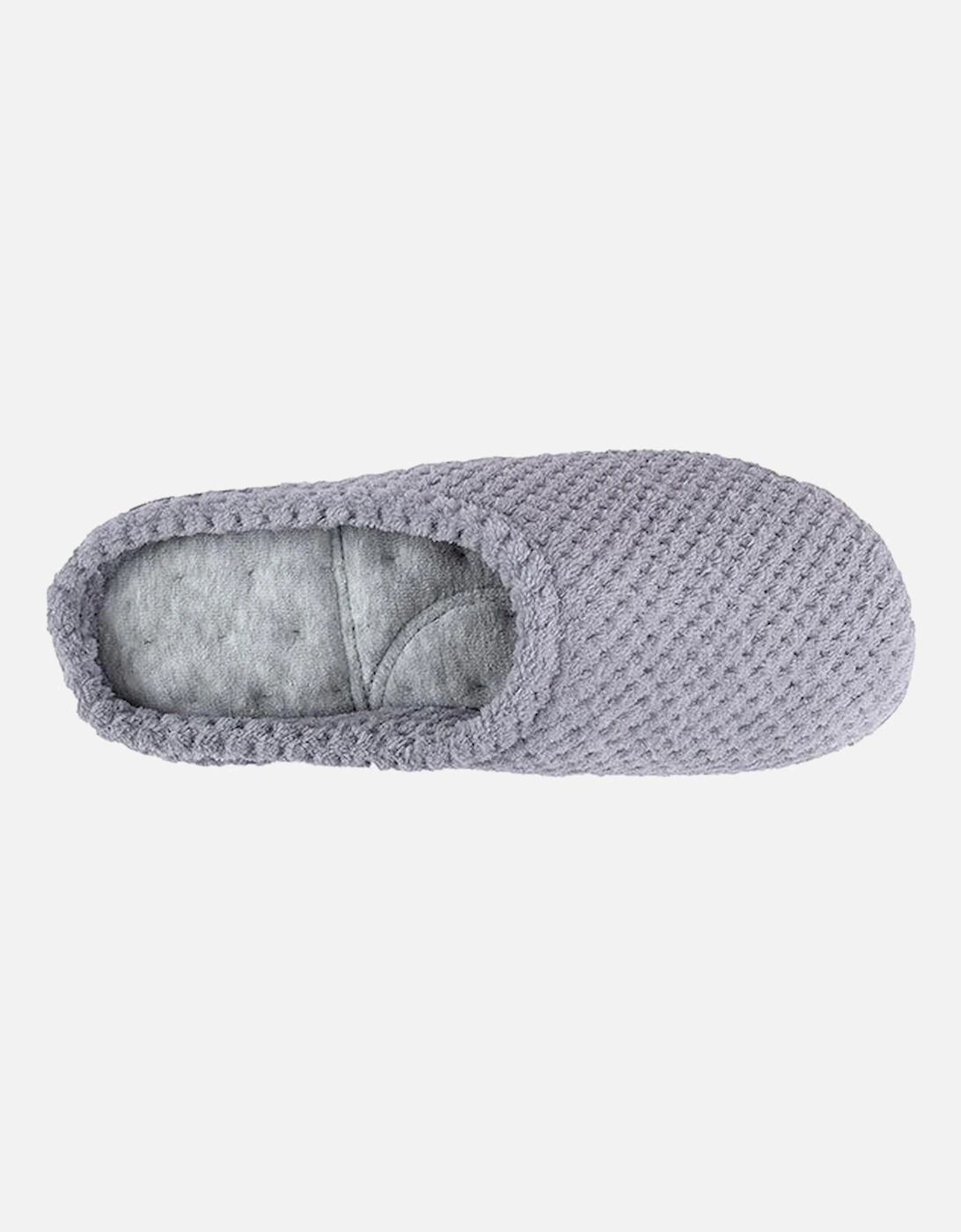 Isotoner POPCORN TERRY Womens Mule Slippers Grey