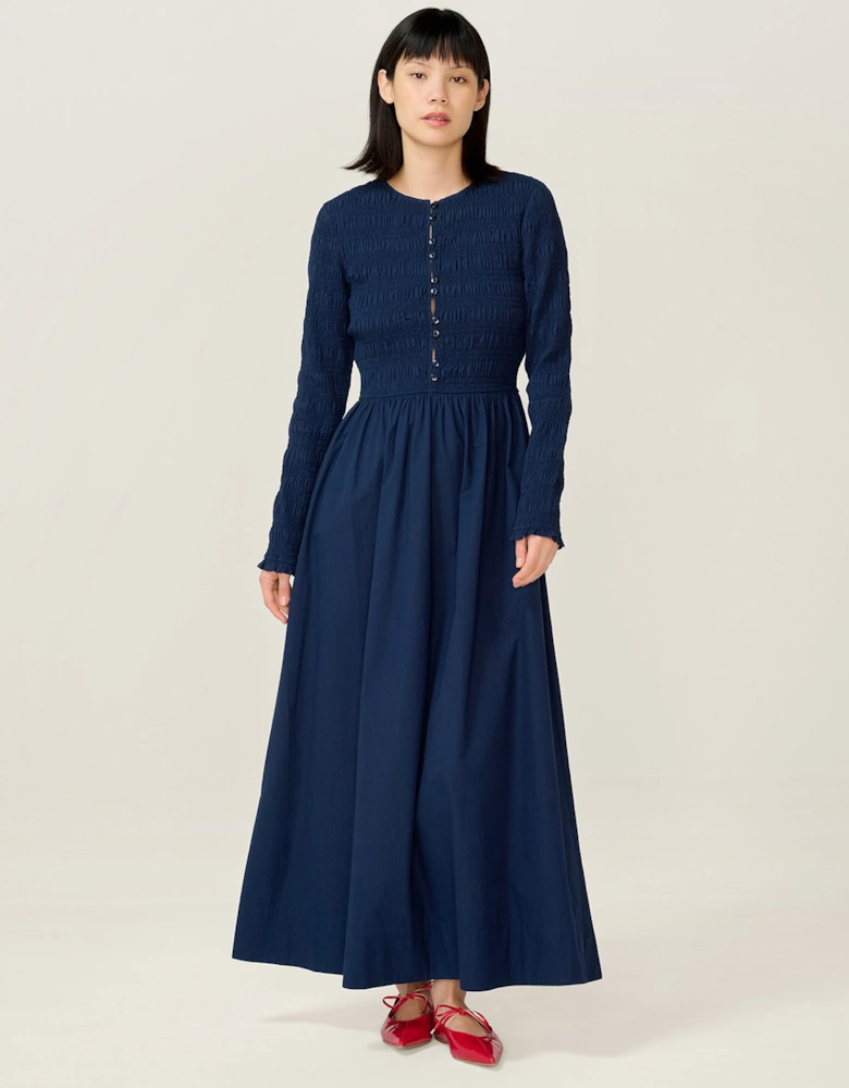 Mina Dress in Navy