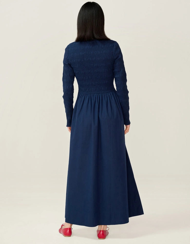 Mina Dress in Navy