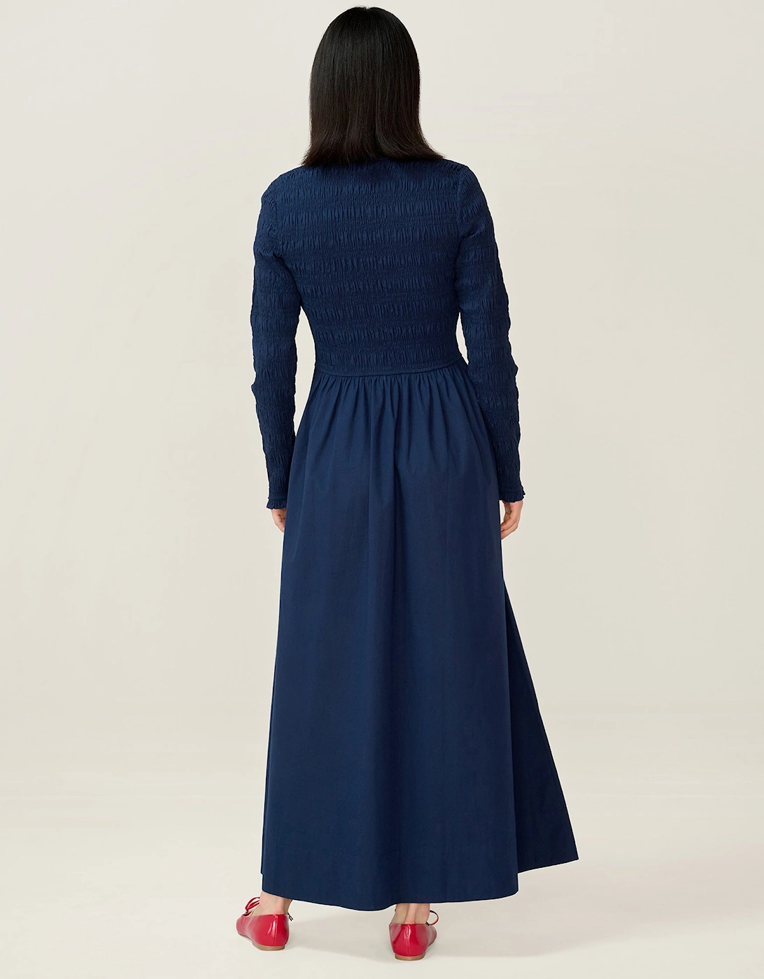 Mina Dress in Navy