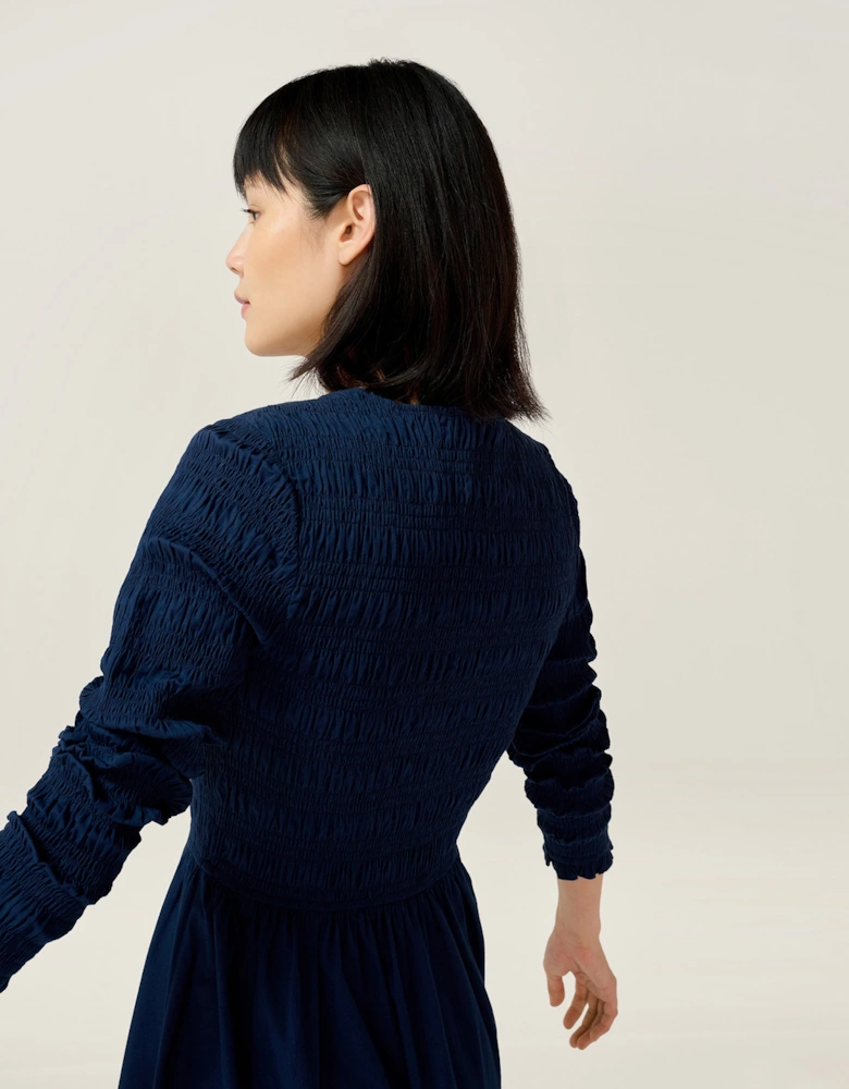 Mina Dress in Navy