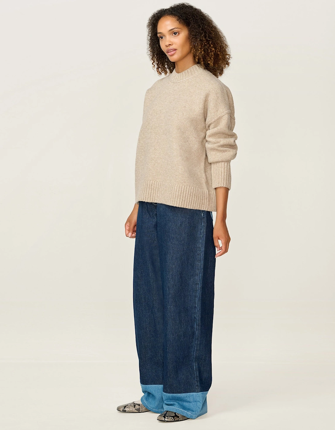 Clementine Jumper in Oatmeal