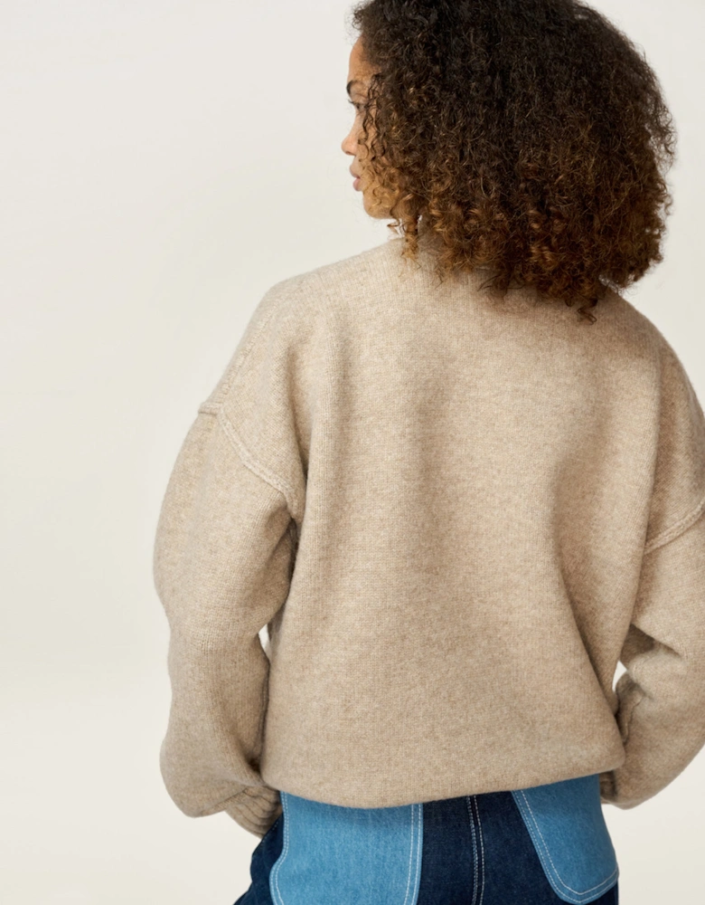 Clementine Jumper in Oatmeal