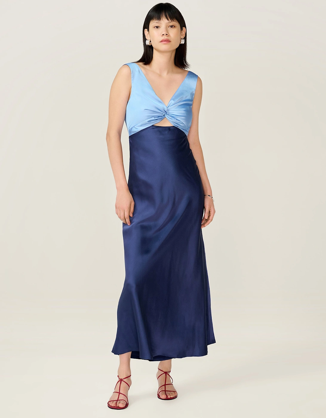 Maggy Dress in Blue and Dark Blue, 7 of 6