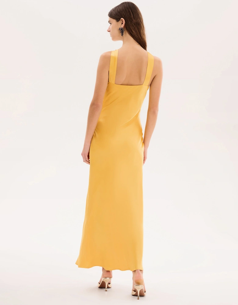Alessia Dress in Egg Yolk Yellow