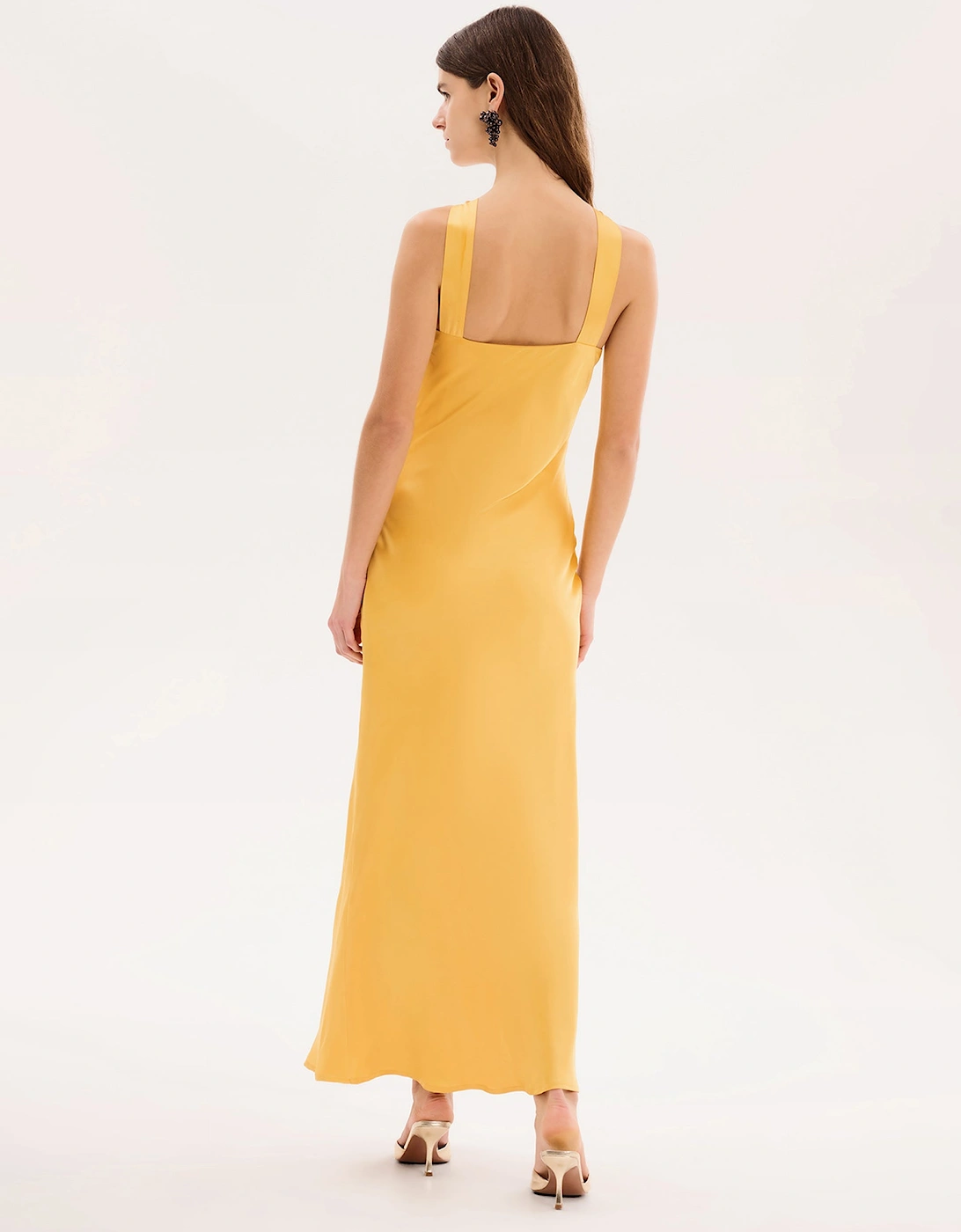 Alessia Dress in Egg Yolk Yellow