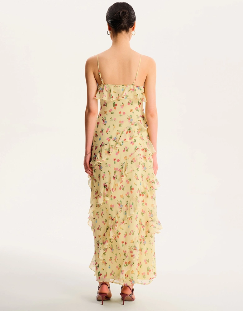 Missy Dress in Floral Yellow