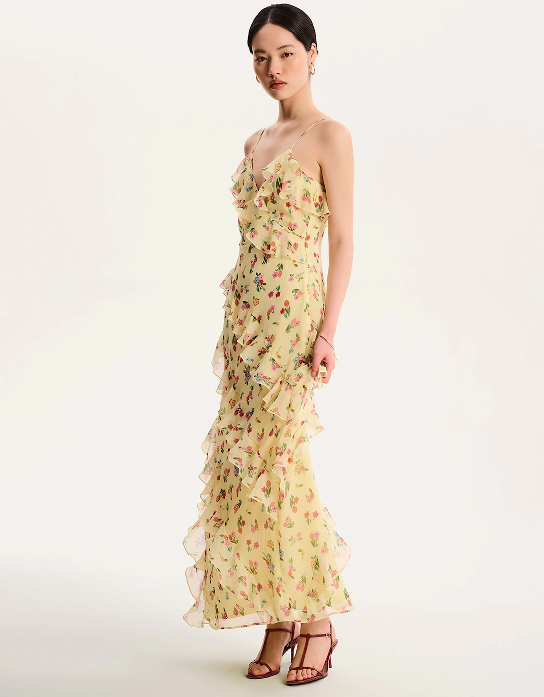 Missy Dress in Floral Yellow, 6 of 5