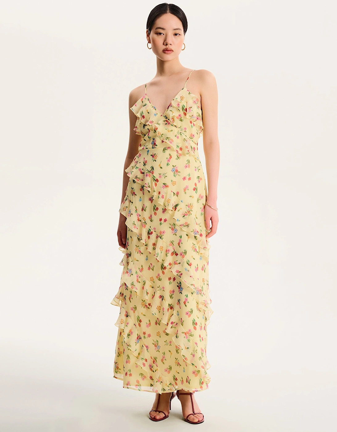 Missy Dress in Floral Yellow