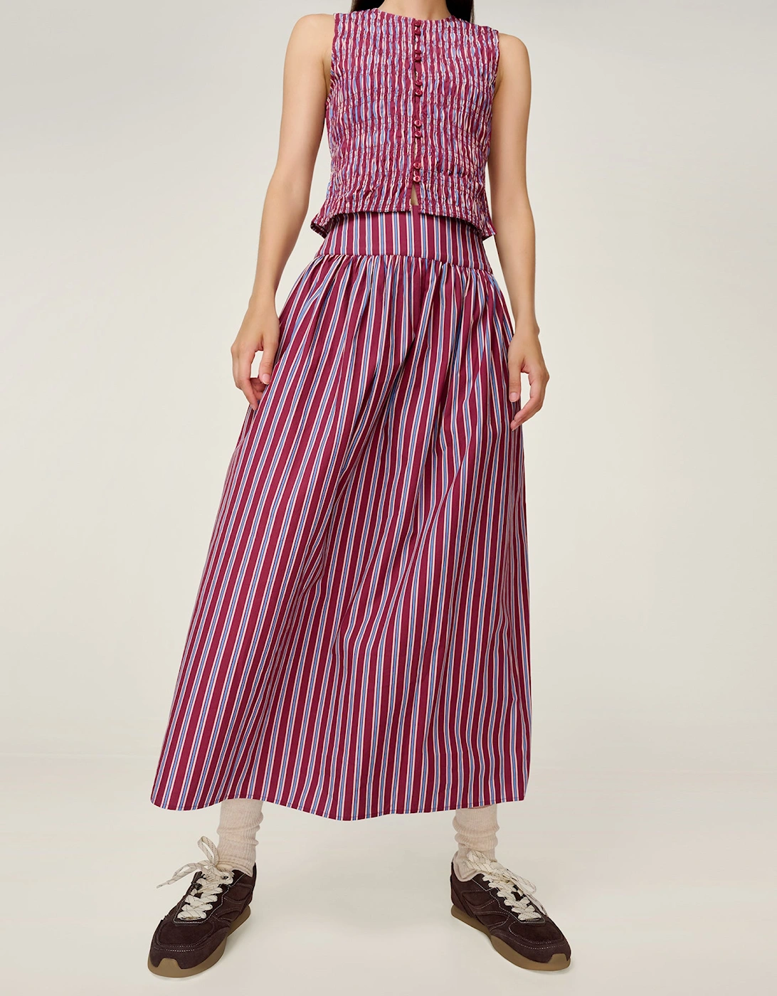 Darcie Skirt in Stripe