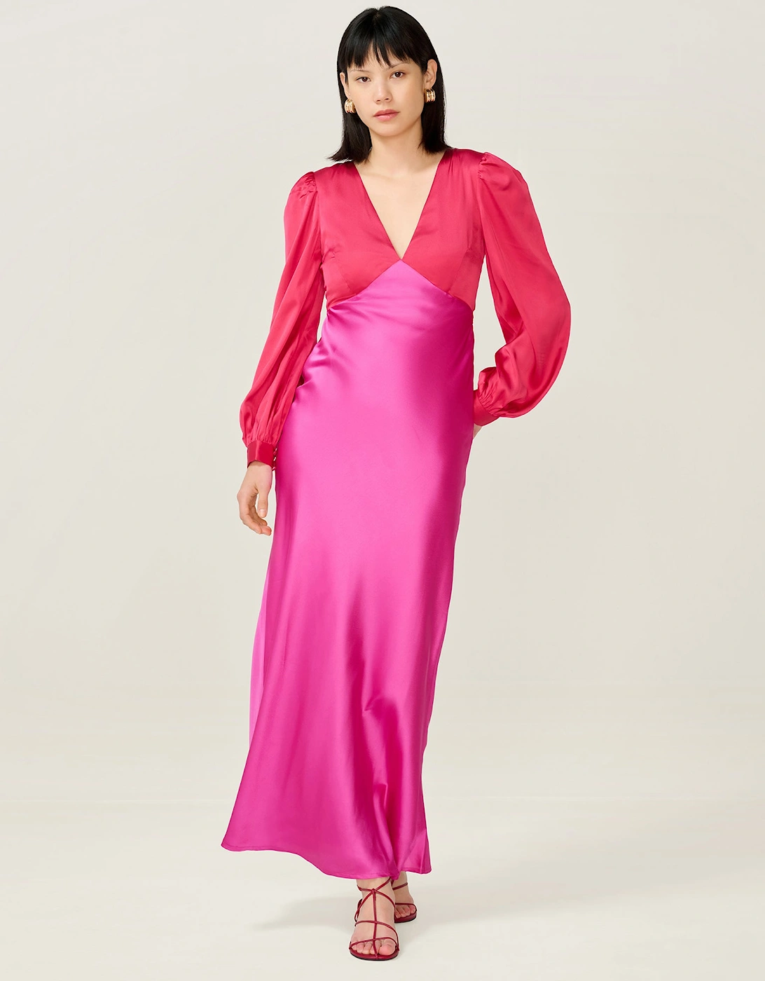 Francoise Dress in Red and Pink, 7 of 6