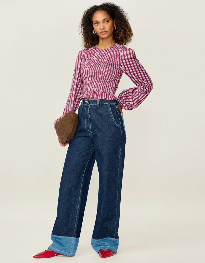 Kaloppe Top in Stripe