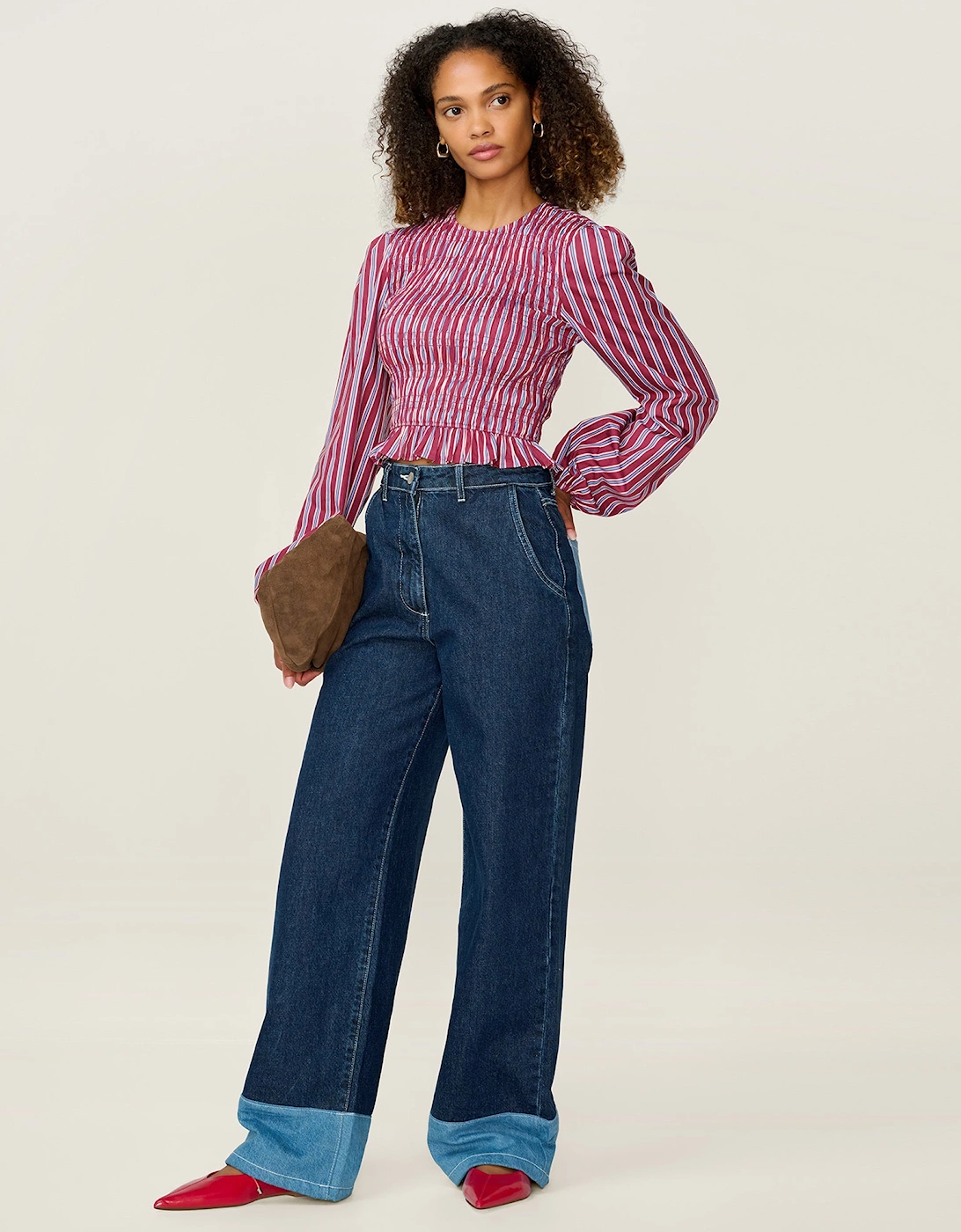 Kaloppe Top in Stripe