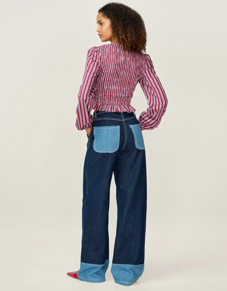 Kaloppe Top in Stripe