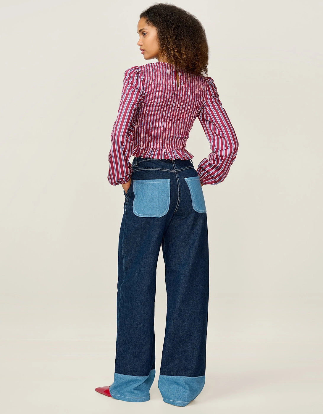 Kaloppe Top in Stripe