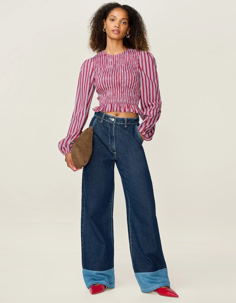 Kaloppe Top in Stripe