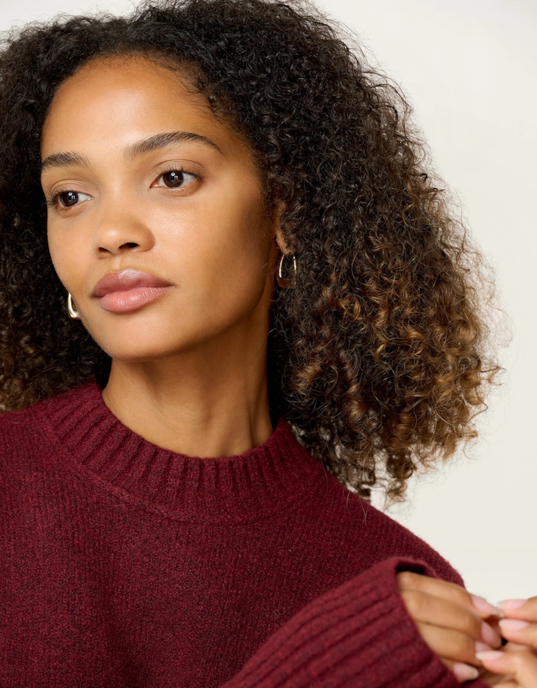 Clementine Jumper in Burgundy