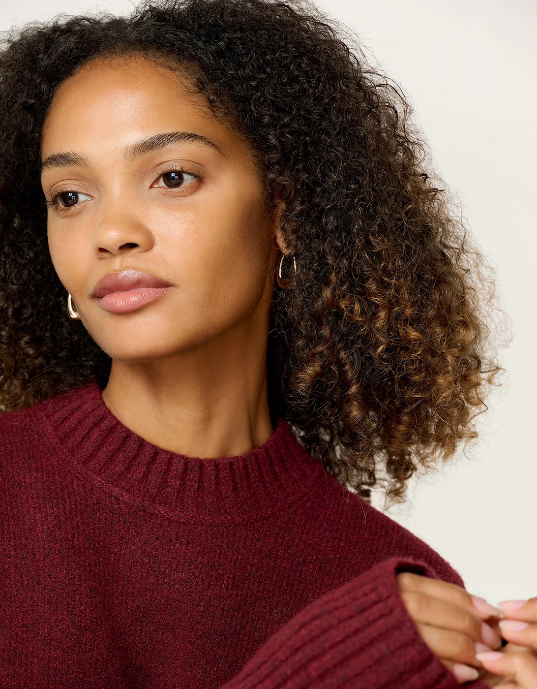 Clementine Jumper in Burgundy