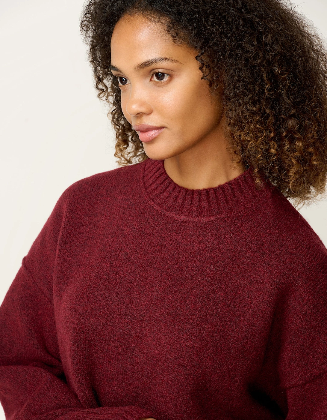 Clementine Jumper in Burgundy
