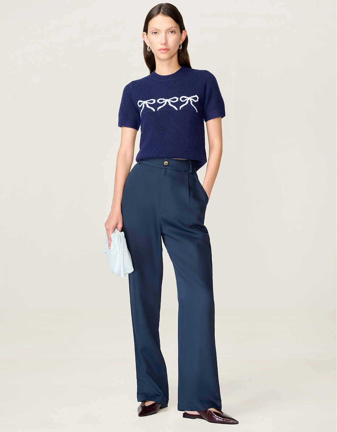 Cinnamon Trouser in Navy, 8 of 7