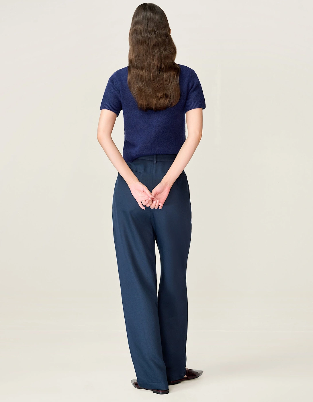 Cinnamon Trouser in Navy
