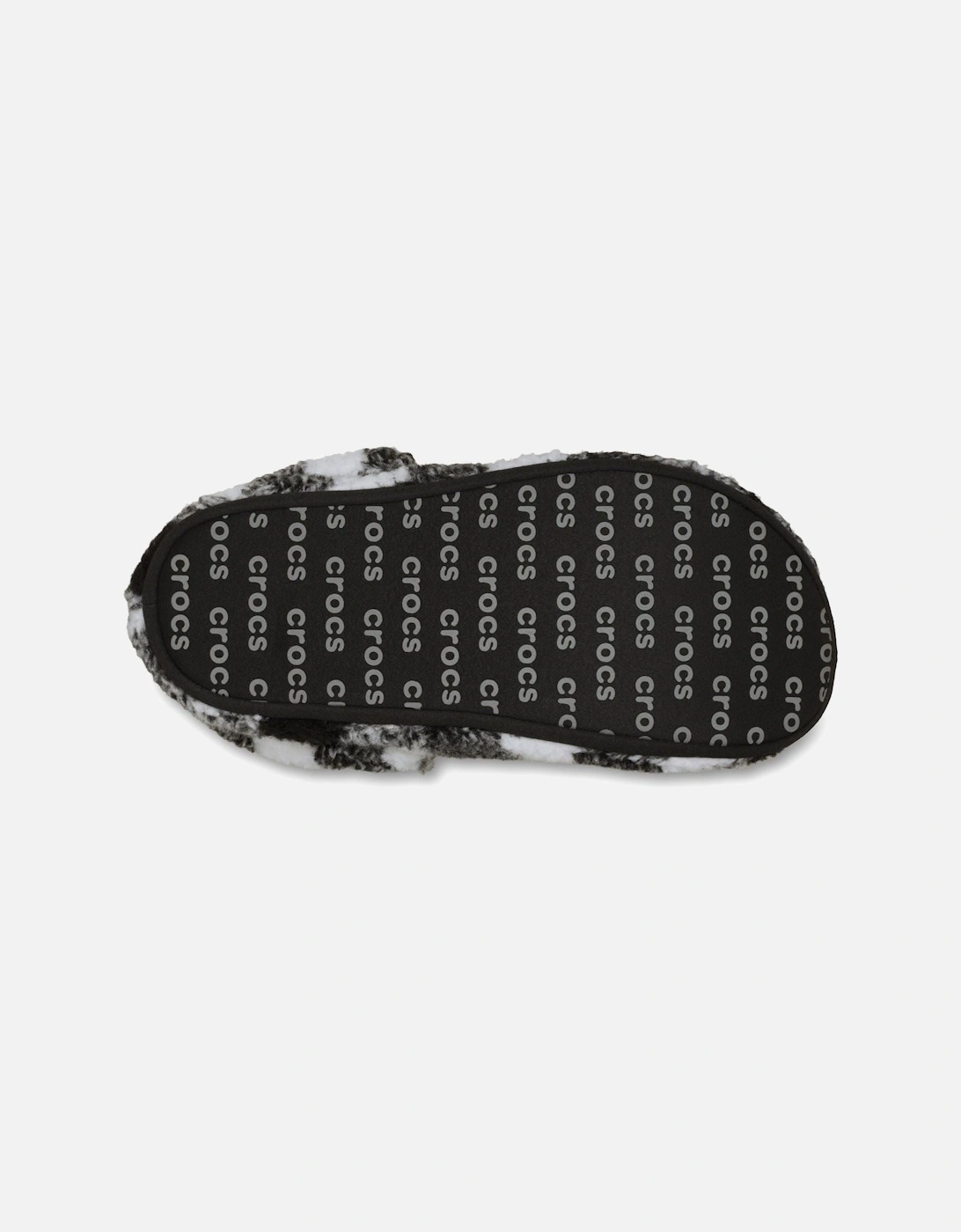 Classic Cozzzy Polyester Men's Black/White Slippers