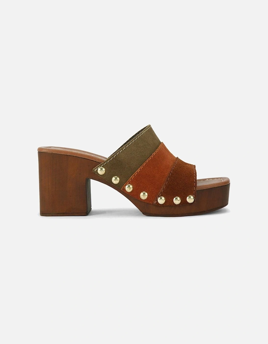 'Settanta Mule' Suede Heels, 2 of 1