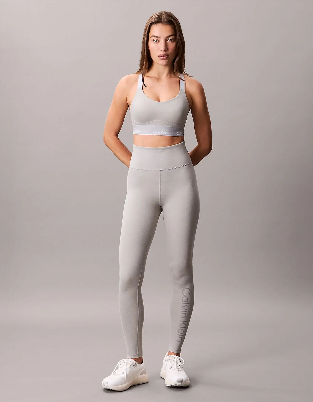 LEGGING FULL Womens Full length Grey Heather
