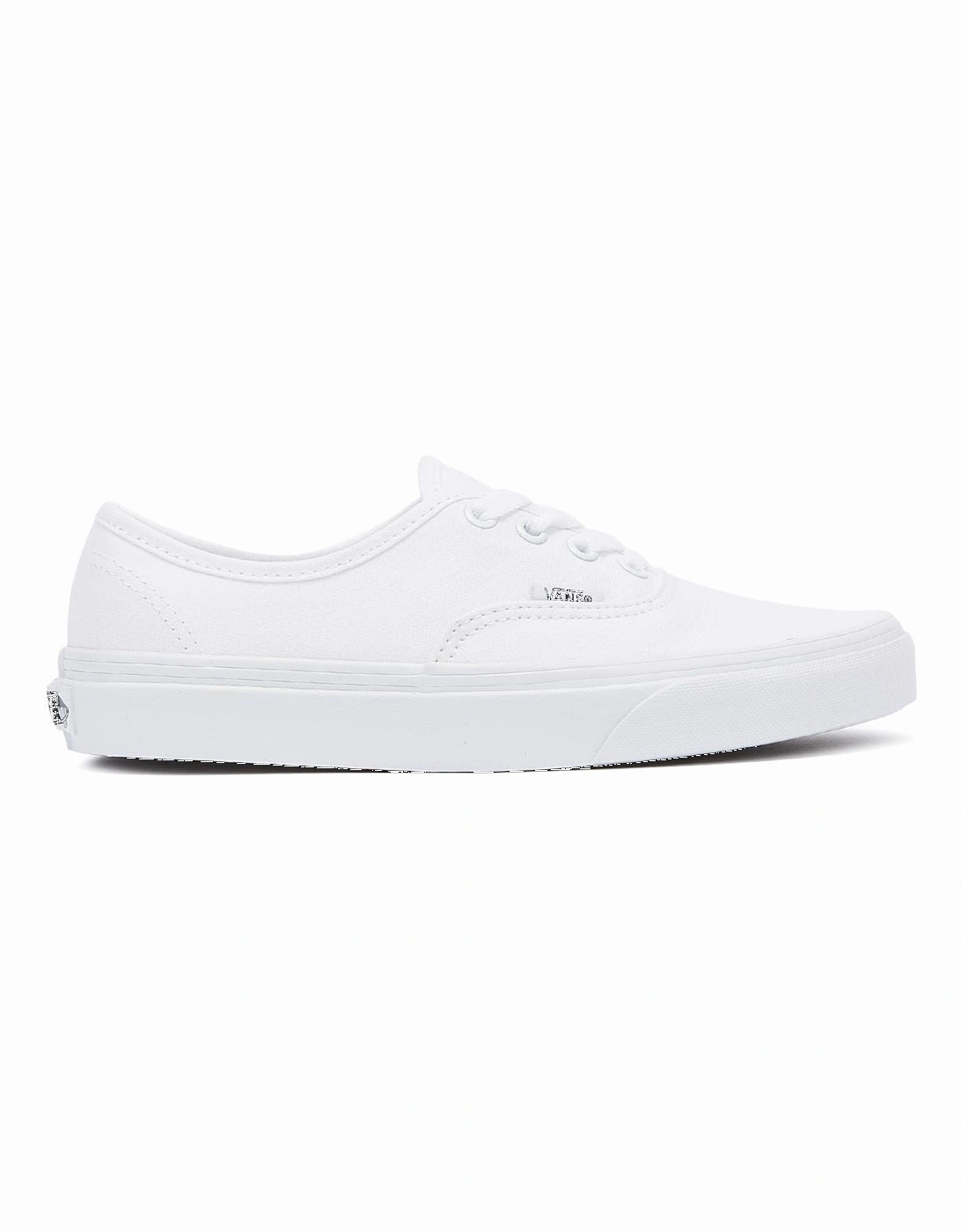 Authentic Womens White Canvas Trainers