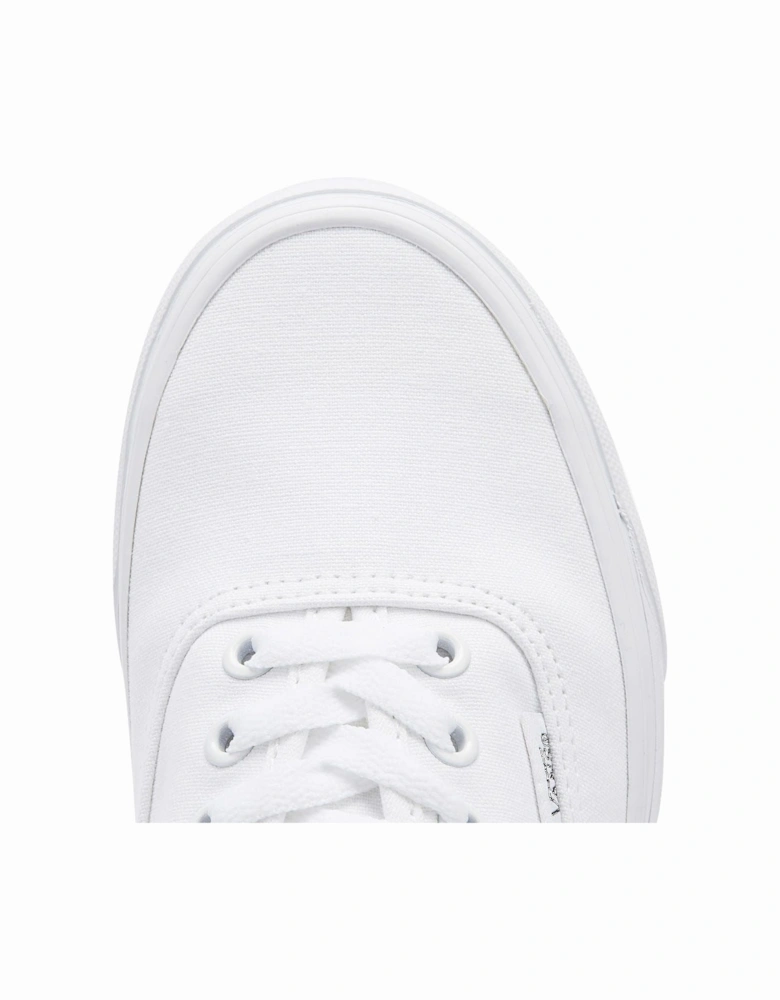Authentic Womens White Canvas Trainers