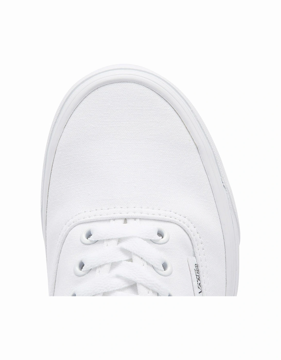 Authentic Womens White Canvas Trainers