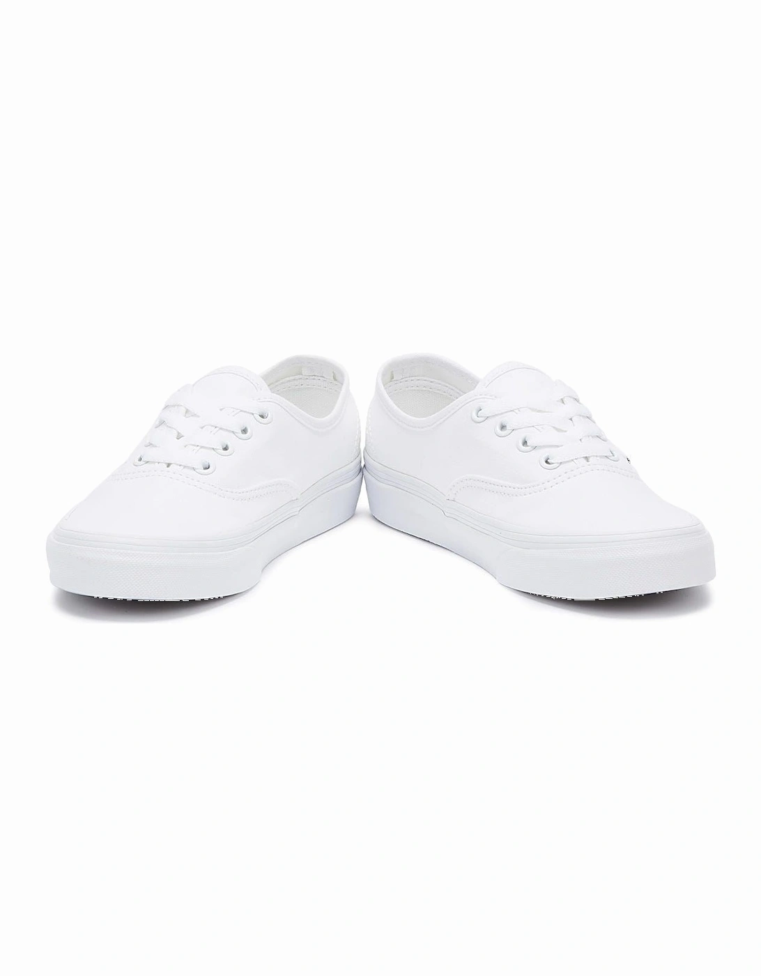 Authentic Womens White Canvas Trainers