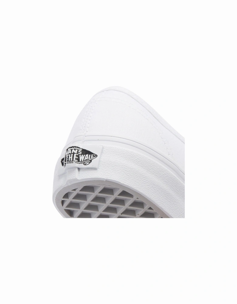 Authentic Womens White Canvas Trainers