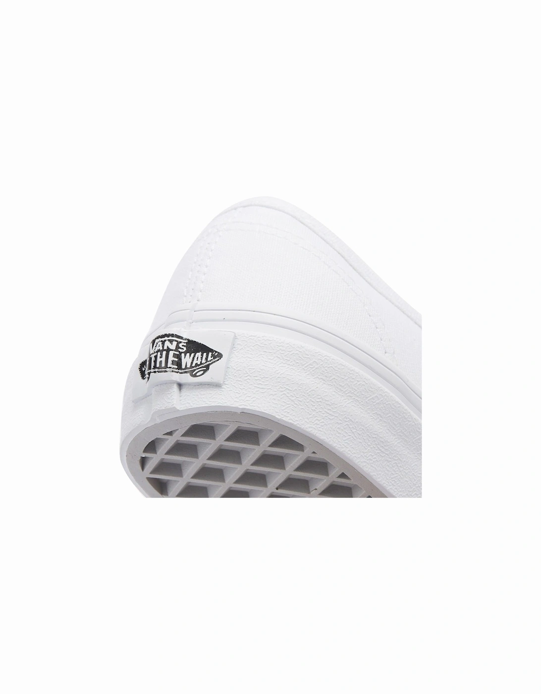 Authentic Womens White Canvas Trainers