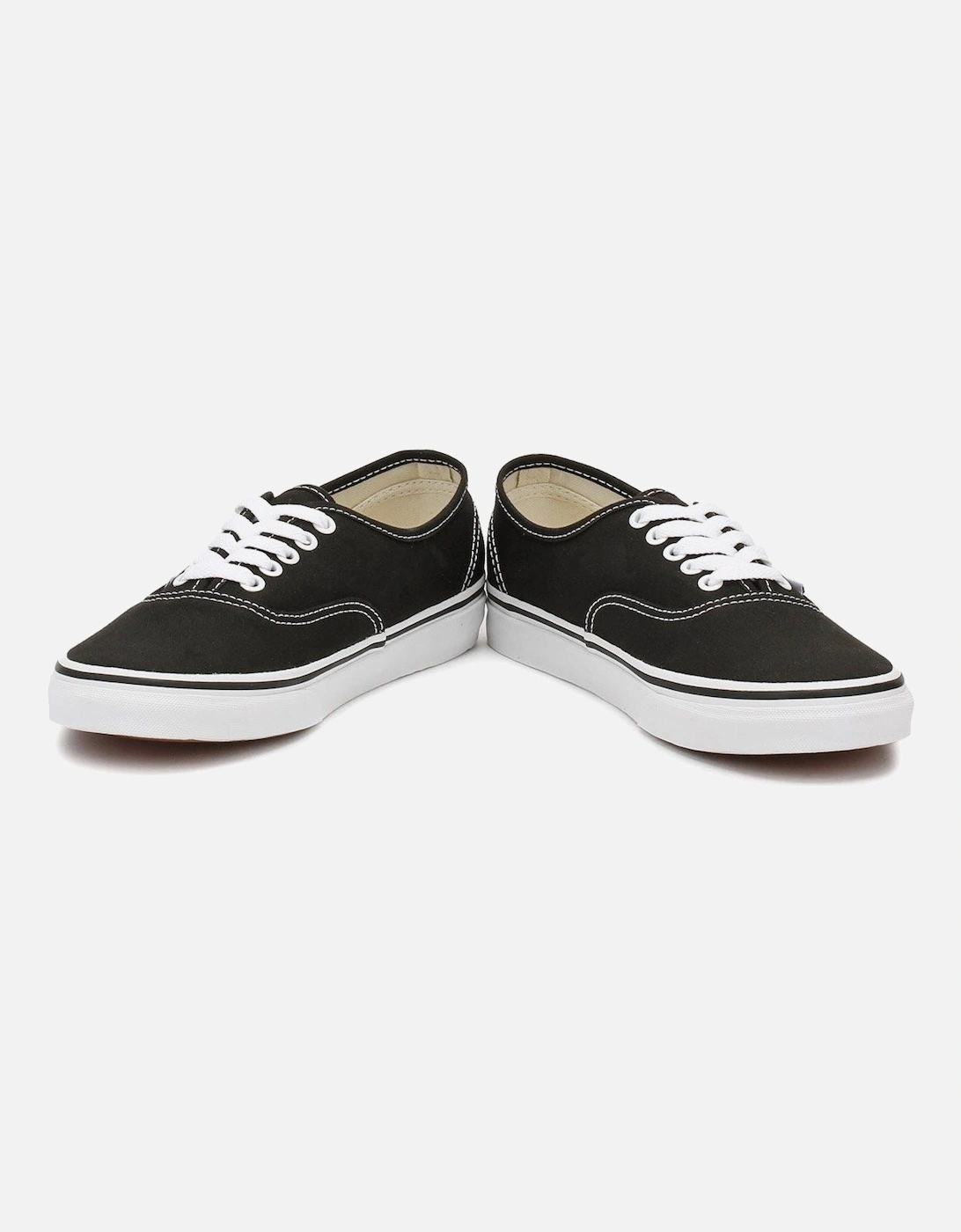 Authentic Black / White Canvas Trainers