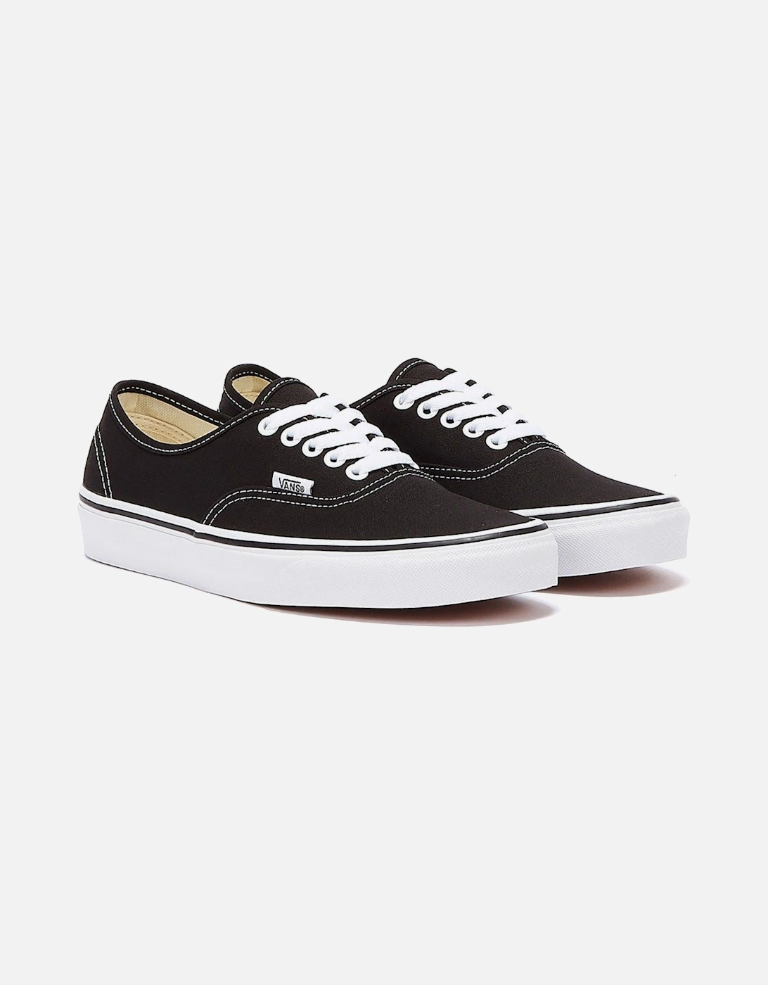 Authentic Black / White Canvas Trainers, 10 of 9