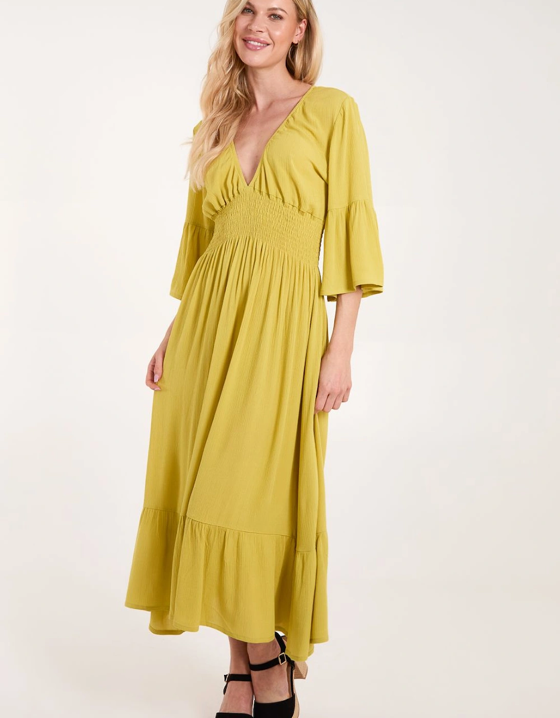Shirred Empire Bust Dress, 2 of 1